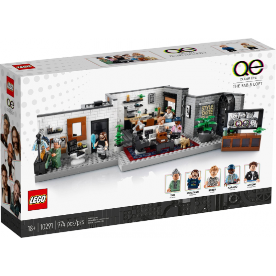 LEGO CREATOR EXPERT Queer Eye – The Fab 5 Loft 2021